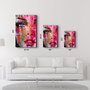 Wallity Pintura Decorativa de Vidrio Templado Multicolor 46 x 72 cm